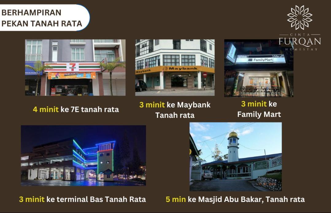 Homestay Cinta Furqan 1 - Apartment Cameron Highland Tanah Rata Eksteriør bilde